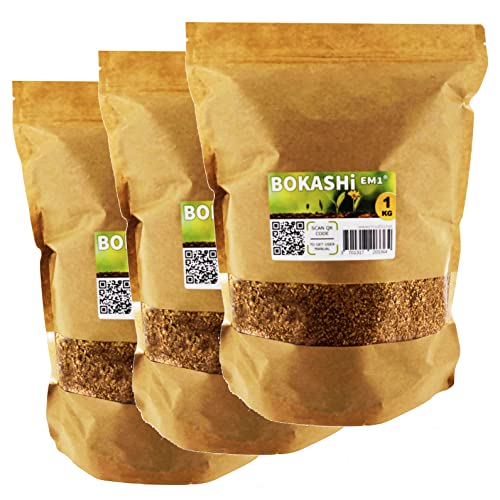 WormBox Beutel für Bokashi, Obergäriger Biologischer Beschleuniger/Aktivator EM-1® für Komposter