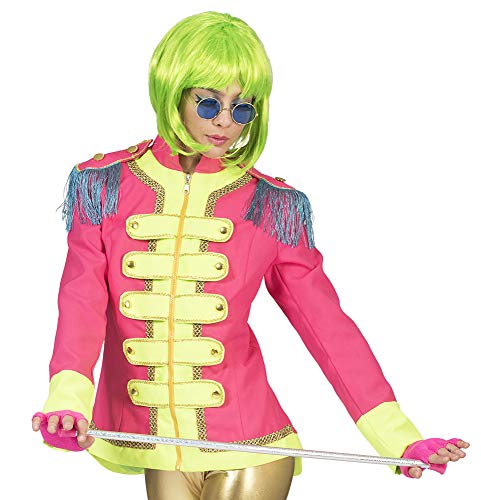 Kostüm Jacke Ruby Damen pink Größe 40/42 Karneval Fasching Beat Show Glamour Pierro's