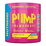 NUTREND PUMP Pre-Workout 225g- Der ultimative PUMP Booster für dein Training (Rainbow)