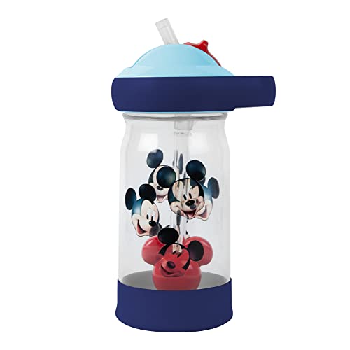 Mickey Sip & See™ Trinkflasche für Kleinkinder mit schwimmendem Anhänger, 340 ml