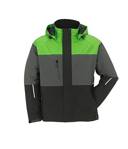 Planam Outdoor Winter Jacke Aviator in Verschiedenen Farben (M, grün-grau-schwarz)