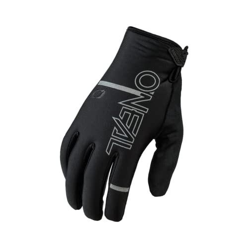 O'NEAL | Fahrrad- & Motocross-Handschuhe | MX MTB DH FR Downhill Freeride | Hoher Komfort, Atmungsaktiv, Mit Silikonprint für Grip bei Nässe | Winter Glove | Erwachsene | Schwarz | Größe L