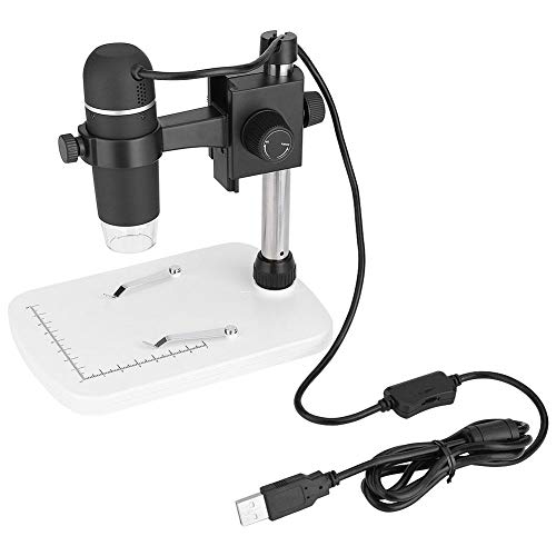 300x 5MP Elektronenmikroskop, Professional HD USB Digitalmikroskop mit LED-Messung + Ständer, USB Digitalmikroskope, USB Mikroskop, Internetverbindung Elektronenmikroskop