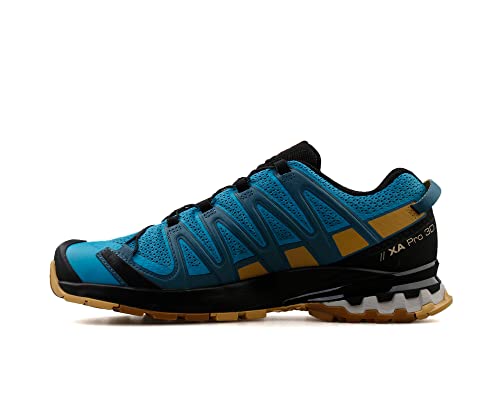 Salomon Herren Trail-Running-Schuhe, XA PRO 3D v8, Farbe: Braun (Grape Leaf/Peat/Shadow), Größe: EU 40 2/3