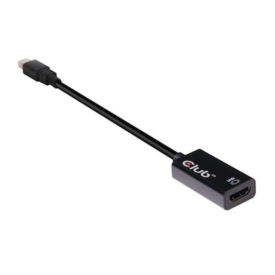 club3D DisplayPort Adapter [1x DisplayPort Stecker - 1x HDMI-Stecker] Schwarz