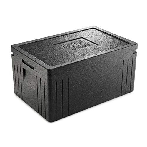 EPP-Thermobox GN 1/1 Eco Line schwarz, mit Deckel, 45,0 L