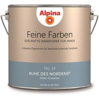 Alpina Feine Farbe No. 14 2,5 l, stilles graublau, Ruhe des Nordens