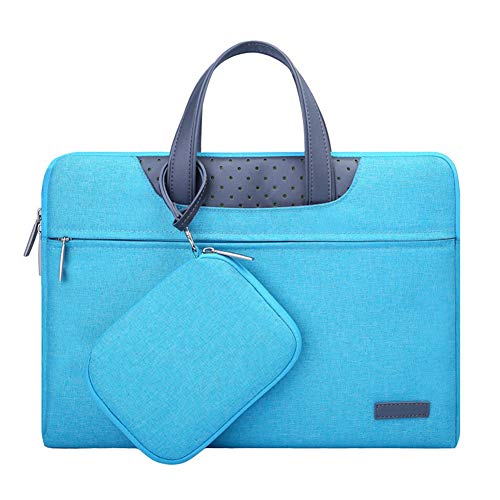 HONGBI Rucksack Messenger Bag Umhängetasche Laptop Tasche Handtasche Business Aktentasche Reise Rucksack Passend für 12-15.6 Zoll Laptop Blau 15.4"