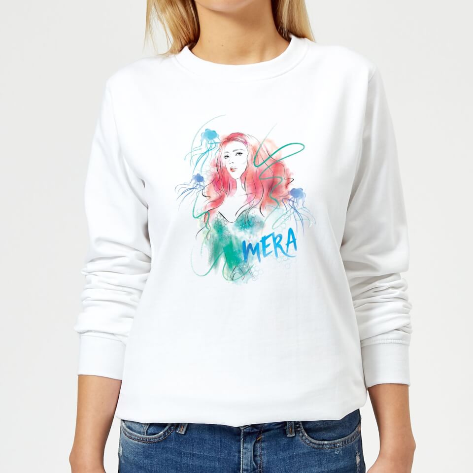 Aquaman Mera Damen Sweatshirt - Weiß - S - Weiß