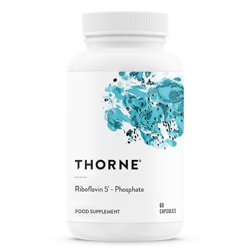 Thorne Riboflavin 5'-Phosphate - Bioaktive Form von Vitamin B2 zur Unterstützung der Methylierung - 60 Kapseln