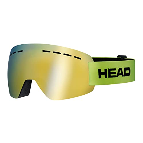 HEAD Unisex – Erwachsene SOLAR Skibrille, FMR Lime, M