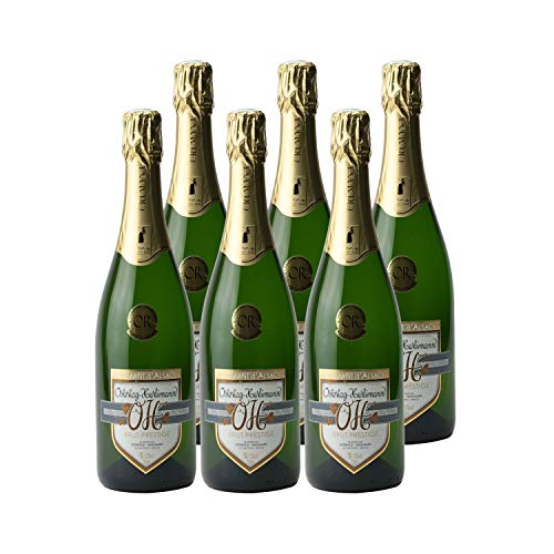 Crémant d'Alsace Prestige Weißwein - Domaine OSTERTAG-HURLIMANN - Sekt - g.U. - Elsass Frankreich - Rebsorte Pinot Blanc, Pinot Auxerrois, Chardonnay - 6x75cl