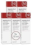 N1 Anti Nagelpilz Lösung 5x10ml - [Medizinischer Nagellack mit belegter Wirkung] - Apothekenprodukt - Nagelpilz Behandlung schnell intensiv an Händen und Füßen