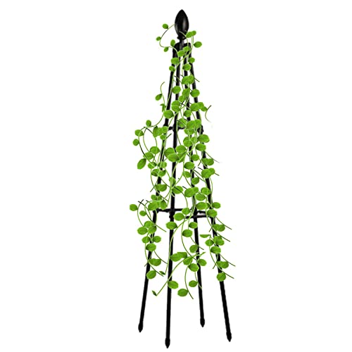 Rankhilfe Obelisk | Metall Garten Decor Trellis | Ranksäule Für Kletterpflanzen | Rankturm | Garten Obelisk | Freistehende Rankhilfe Für Kletterpflanzen