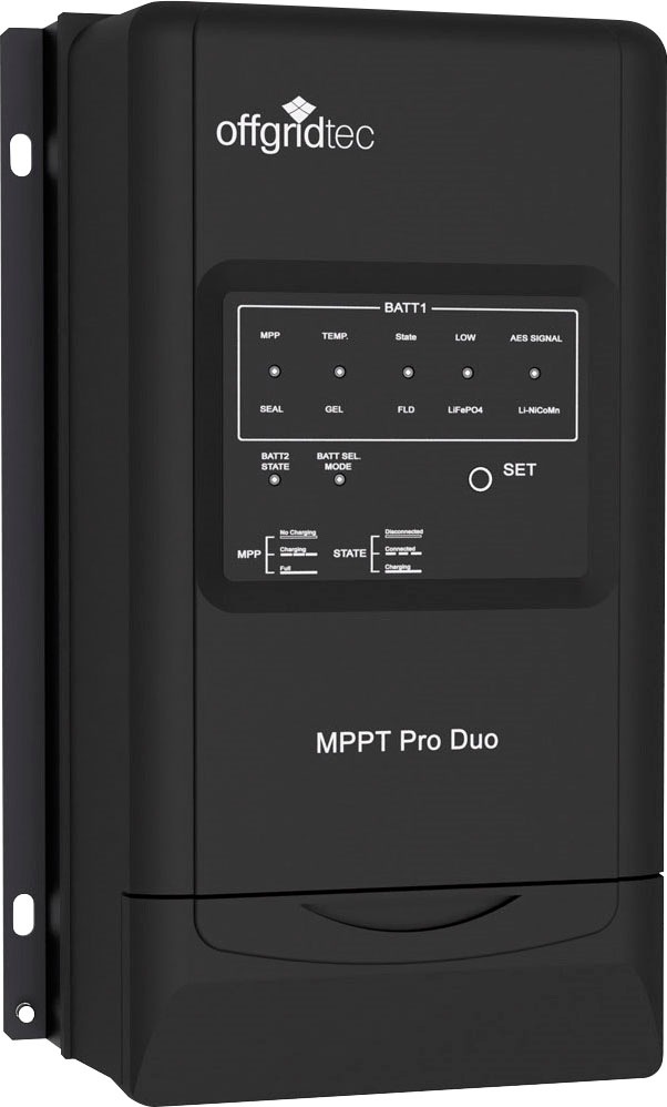 offgridtec Solarladeregler "MPPT Pro Duo Laderegler 30A/12V/24V", mit Verpolungsschutz
