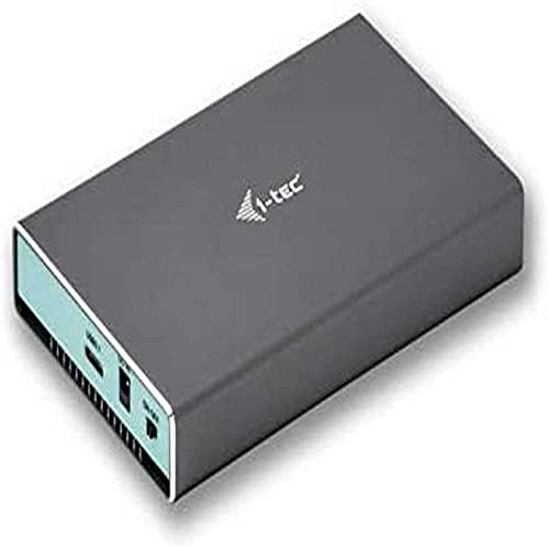 i-tec USB-C 3.1/3.0 MySafe Festplattengehaeuse für 2x SATA M.2 Festplatten RAID 0/1/JBOD, USB-C 3.1 Gen.2, USB 3.0, kompatible mit Thunderbolt 3