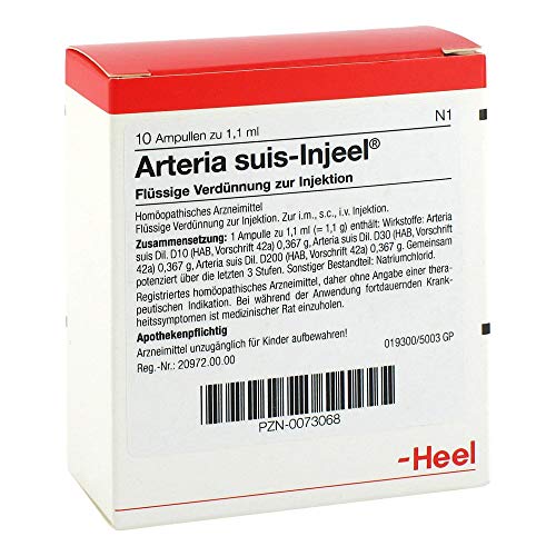 ARTERIA SUIS Injeel Ampullen 10 St Ampullen