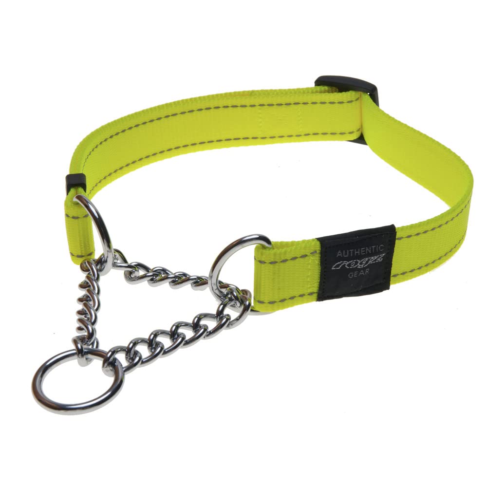 ROGZ HC05-H Utility Stop- Halsband/Lumberjack, XL, gelb