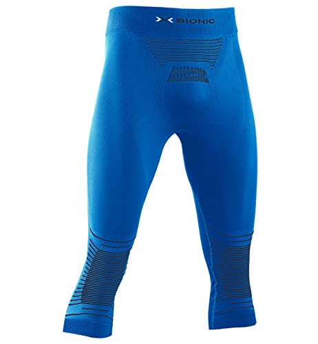 X-Bionic Herren Energizer 4.0 3/4 Men Pants, Teal Blue/Anthracite, L