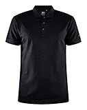 Craft Herren Core Unify Poloshirt Polohemd, schwarz, XL