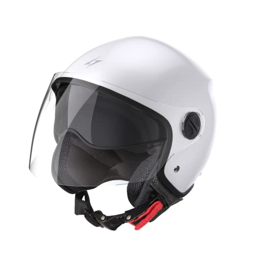 Stormer, jethelme motorrad ACE white pearly, L