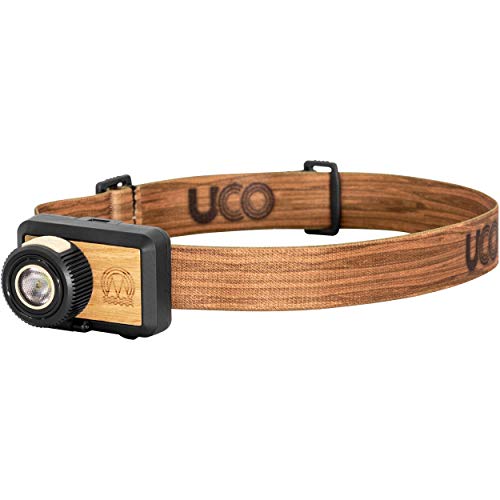 UCO Unisex-Erwachsene Beta Stirnlampe, Holzmaserung, One Size