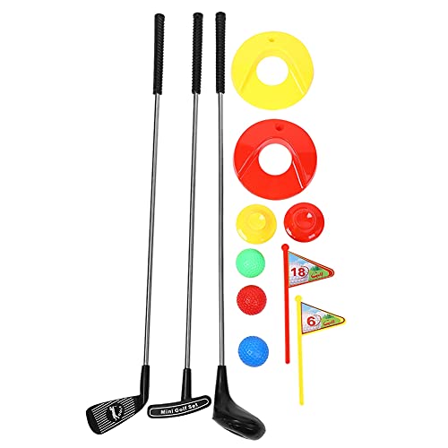 VGEBY Golfschläger Spielzeug Set, 10Pcs Kinder Golf Sport Spielzeug für Vorschulerziehung Outdoor Unterhaltung