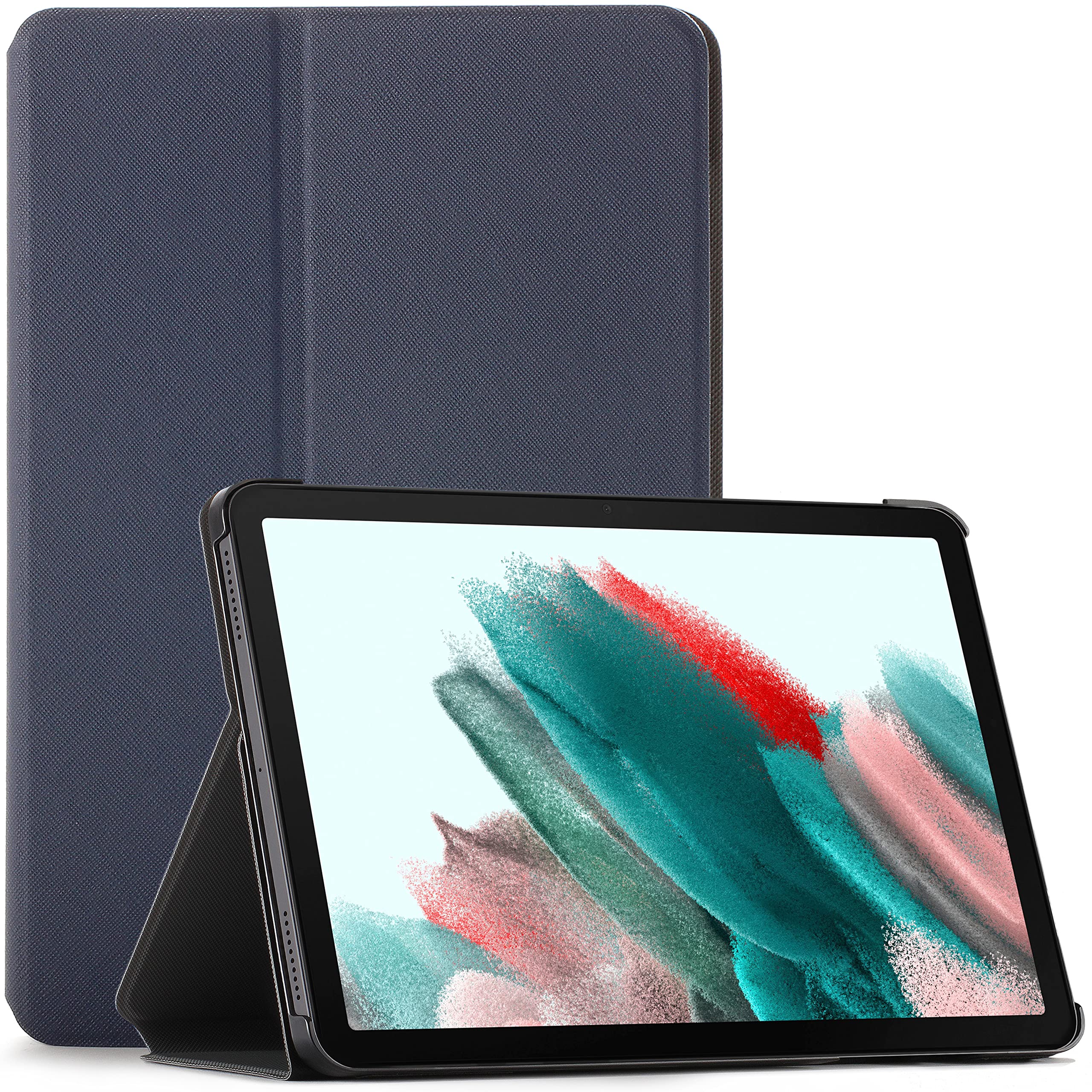 Forefront Cases Hülle für Samsung Galaxy Tab A8 10.5 - Schutz Galaxy Tab A8 Hülle Ständer - Marineblau - Dünn & Leicht, Smart Auto Schlaf/Wach, Samsung Galaxy Tab A8 10,5 Zoll 2021 Schutzhülle, Tasche