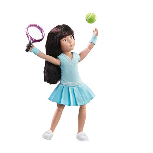 Käthe Kruse 0126851 Luna spielt Tennis, hellblau