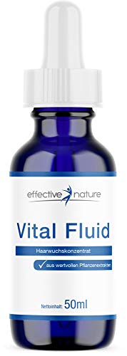 Haar Serum Vital Fluid - 50 ml für 4-5 Wochen - Pflanzliches Haarwuchsmittel mit Schüsslersalzen & ätherischen Ölen