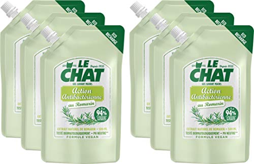Le Chat Toilette, Nachfüllpack, antibakteriell, 500 ml, 6 Stück