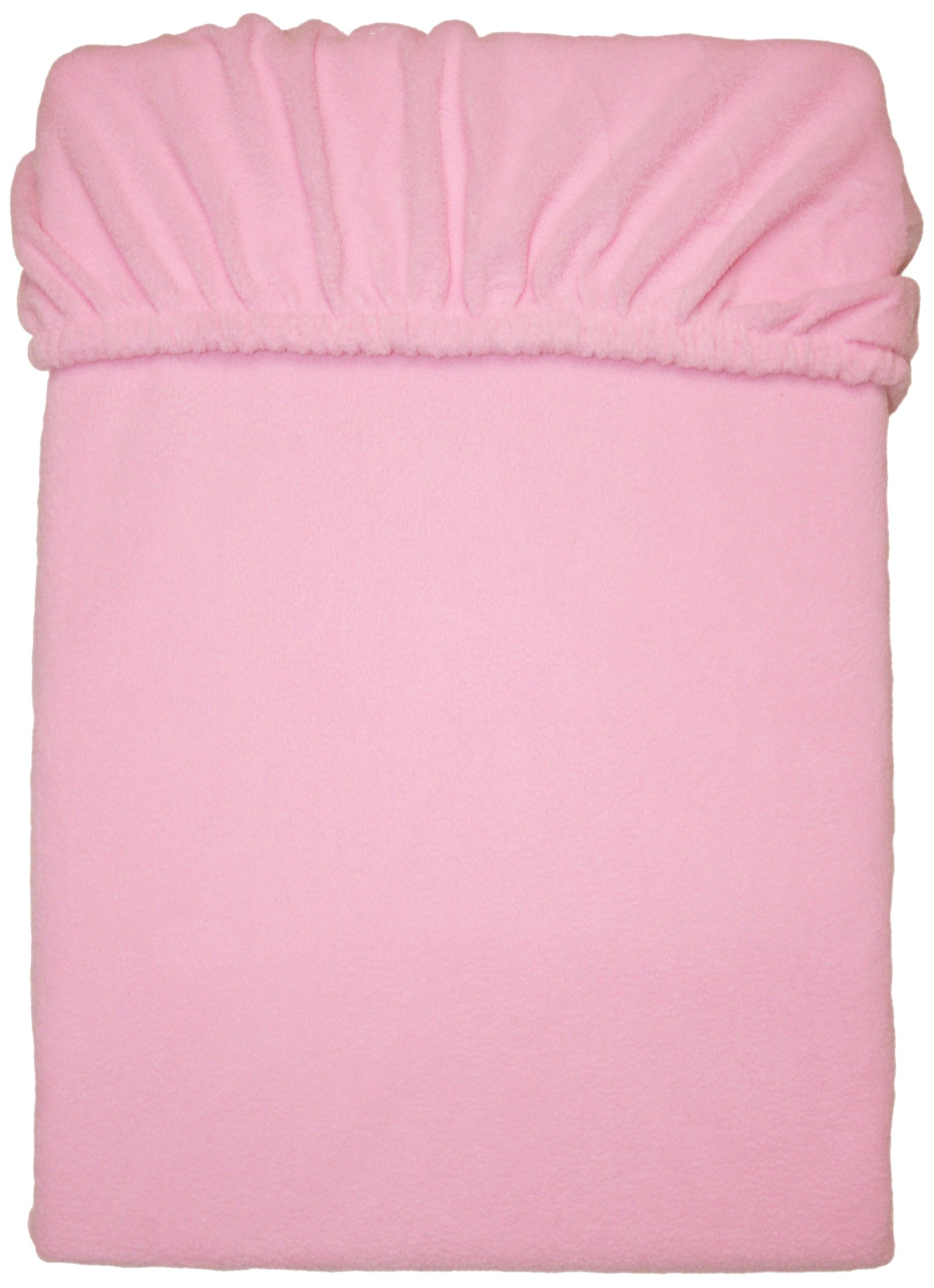 Mesana C-10003/10 Mikrofaser Fleece Spannbetttuch 140 - 160 x 200 cm, kuschelig weich und warm, viele Farben, rosa