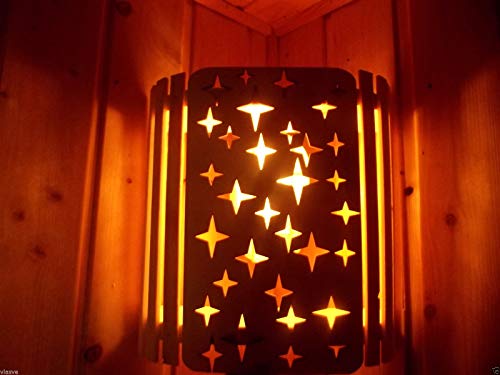 Sauna Lampe Holzblendschirm Lampenschirm