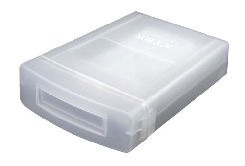 IB-AC602 Schutzbox für 3,5" (8,9 cm) Festplatten, stapelbar, Kunststoff, mit Label