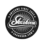 Sharkoon Floor Mat, Bodenschutzmatte für Gaming Stühle, Schwarz/Weiß, Rund