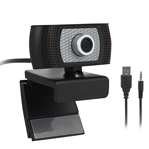 iFCOW Computer Webcam Free Driver Web-Kamera 720P Webcam mit Mikrofon für PC Laptop Desktop Online-Kurs Konferenz