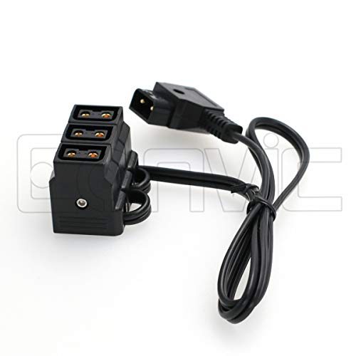eonvic Stecker D-Tap B Typ zu 3-Port-Buchse p-Tap D-Tap Hub Adapter Splitter Verteiler für die Fotografie Power