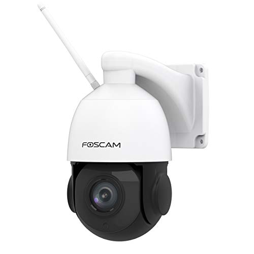 Foscam SD2X – 1080P HD Dual Band WIFI PTZ OutdoorKamera – AIMenschenerkennung 18fach optischer Zoom, ZweiWegeAudio, 50 m Nachtsicht – Ansicht und Wiedergabe überall auf App – funktioniert mit