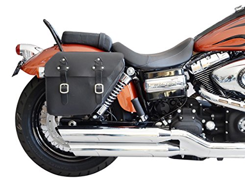 Satteltasche"Springfield" 12 Liter Dyna Modelle Baujahr 1991-2017 Harley Davidson rechte Seite Buffalo Bag.