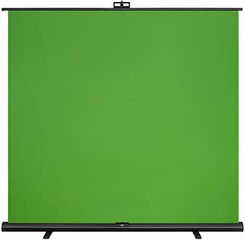 Elgato Green Screen XL - Extrabreites 2x1.82m Chroma-Key-Panel, Faltenfreies Material für Hintergrundentfernung für Streaming, Videokonferenzen auf Instagram, YouTube, TikTok, Zoom, Teams, OBS