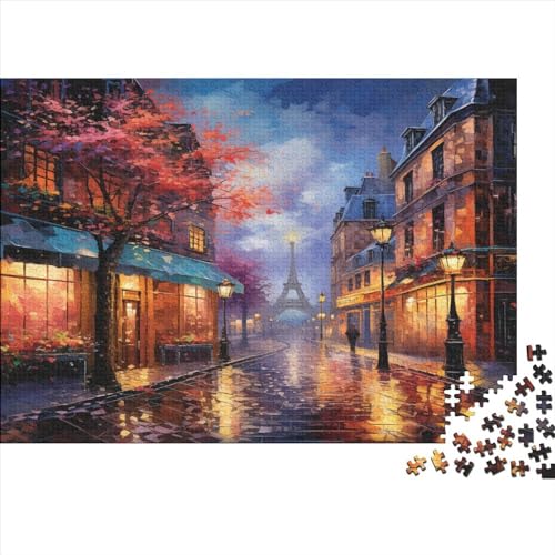 Paris Night View Puzzles 1000 Teile Für Erwachsene Puzzles Für Erwachsene 1000 Teile Puzzle Lernspiele Ungelöstes Puzzle 1000pcs (75x50cm)