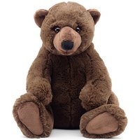 Uni-Toys - Braunbär groß, sitzend - Maxi - superweich - 27 cm (Höhe) - Plüsch-Bär, Teddy, Teddybär - Plüschtier, Kuscheltier