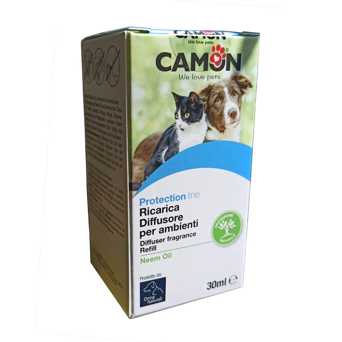 CamOn Diffusor für Umgebungen in Öl von Neem unangenehmen A Insekten und Parasiten – Ladekabel mit 30 ml