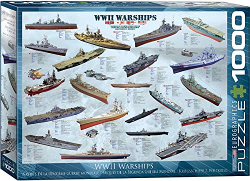 empireposter Historische Kriegsschiffe des 2. Weltkriegs 1000 Teile Puzzle Format 68x48 cm