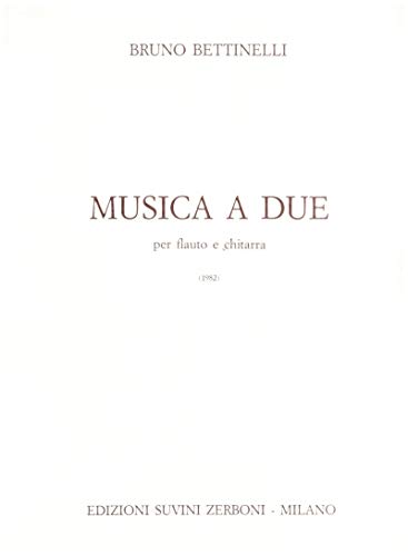 Bruno Bettinelli-Musica A Due (1982) Per Flauto E Chitarra (7)-Flöte und Gitarre-SCORE