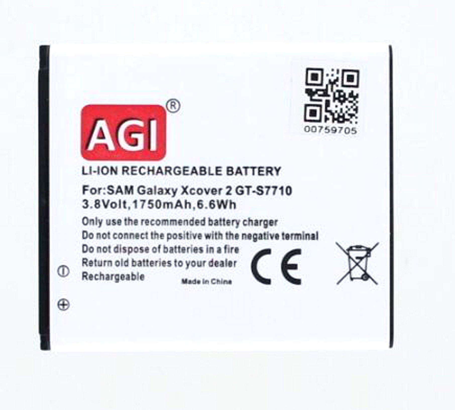 MobiloTec Akku kompatibel mit Samsung GT-S7710, Li-Ion 1700 mAh, Batterie