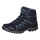 LOWA FERROX PRO GTX MID Ws Damen Wanderstiefel Trekkingschuh Outdoor Goretex blau, Schuhgröße:38 EU