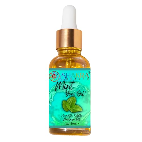 100 % natürliche, vegane essbare Yoni-Öle für organisches, intimes feminines Vergnügen, Hygiene & Massage für sinnlichen Duft, sexuelle Gesundheit & vaginale Nässe (Minze)