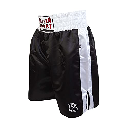 PAFFEN SPORT PRO Profi-Boxerhose; schwarz/weiß; GR: M