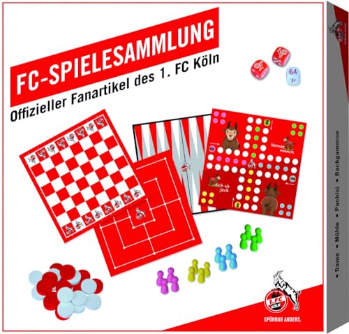 1. FC Köln Spielesammlung Gesellschaftsspiel Würfelspiel - Plus Aufkleber Forever Köln